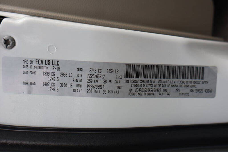 2019 Dodge Grand Caravan SE