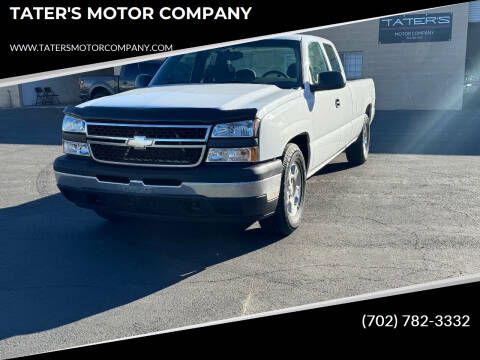 2006 Chevrolet Silverado 1500 for sale at TATER'S MOTOR COMPANY in North Las Vegas NV