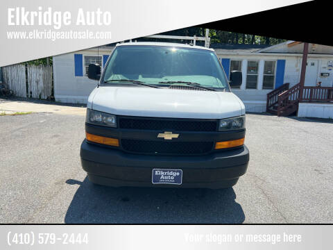 2019 Chevrolet Express Cargo for sale at Elkridge Auto in Elkridge MD