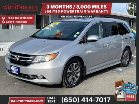 2015 Honda Odyssey for sale at AutoDeals in Daly City CA