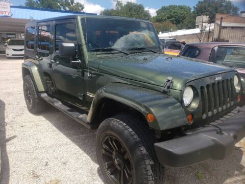 2008 Jeep Wrangler Unlimited for sale at HAYNES AUTO SALES in Weatherford TX