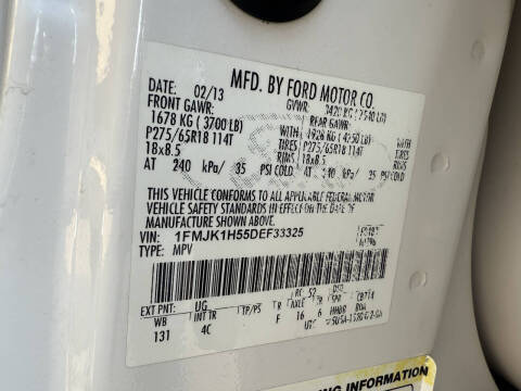 2013 Ford Expedition EL XLT