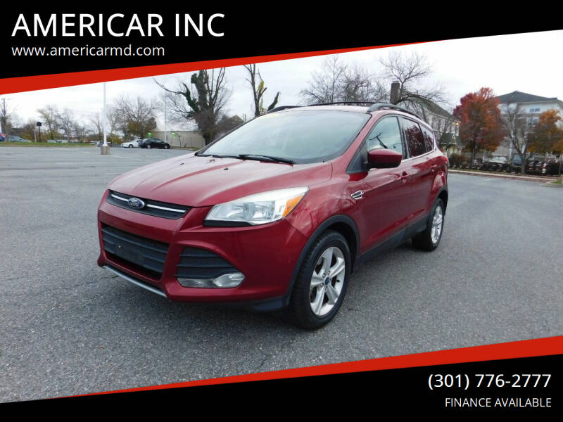 2015 Ford Escape for sale at AMERICAR INC in Laurel MD