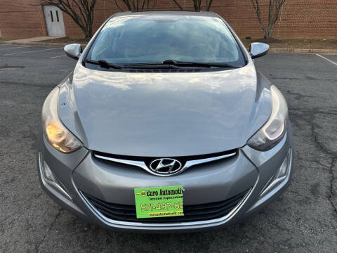 2015 Hyundai Elantra for sale at Euro Automotive LLC in Falls Church VA