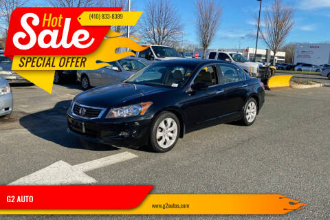 2010 Honda Accord for sale at G2 AUTO in Finksburg MD