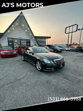 2013 Mercedes-Benz E-Class for sale at AJ'S MOTORS in Omaha NE
