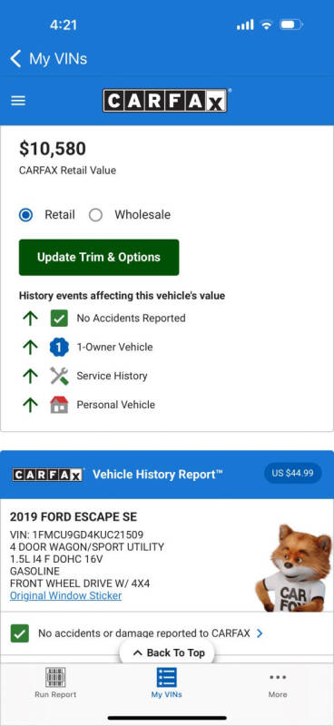 2019 Ford Escape SE