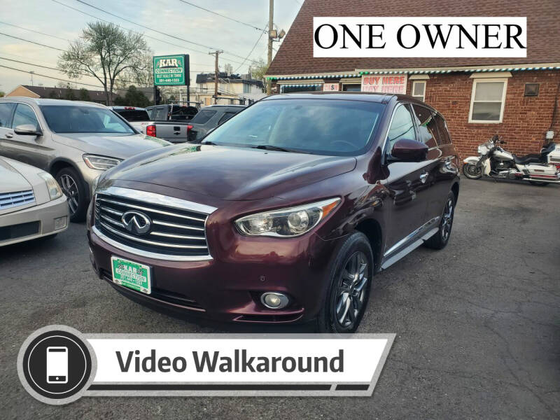 2013 Infiniti JX35 for sale at Kar Connection in Little Ferry NJ