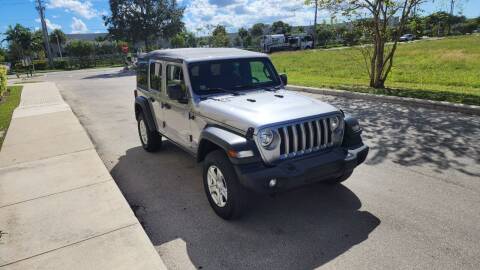 2018 Jeep Wrangler Unlimited for sale at S-Line Motors in Pompano Beach FL