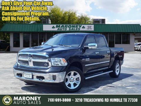 2018 RAM 1500 for sale at Maroney Auto Sales in Humble TX