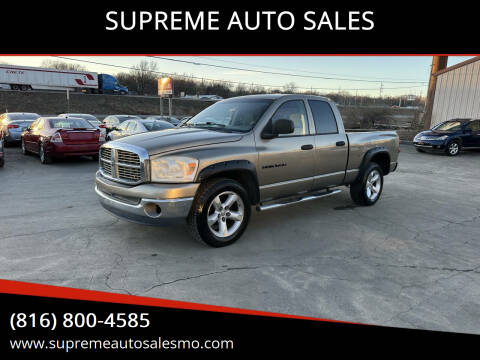2007 Dodge Ram 1500 for sale at SUPREME AUTO SALES in Grandview MO