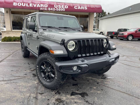 2021 Jeep Wrangler Unlimited for sale at Boulevard Used Cars in Grand Haven MI