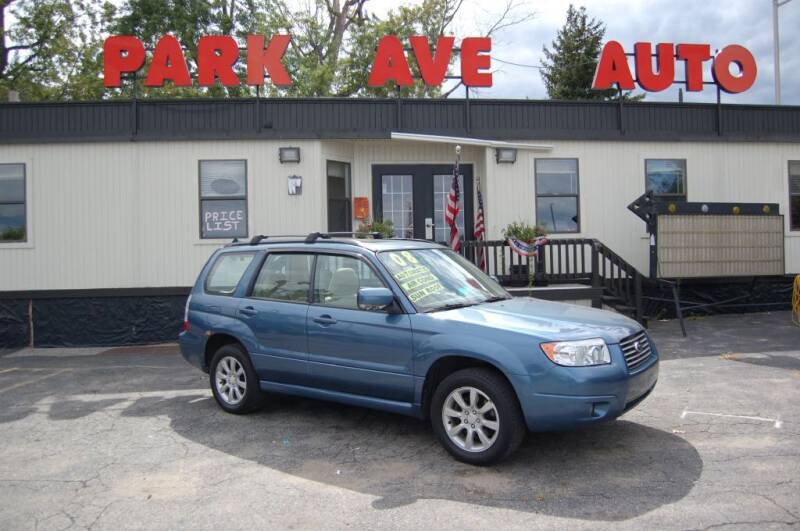 2008 Subaru Forester for sale at Park Ave Auto Inc. in Worcester MA
