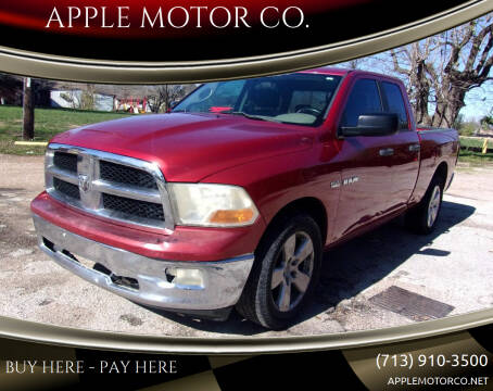 2009 Dodge Ram 1500 for sale at APPLE MOTOR CO. in Houston TX