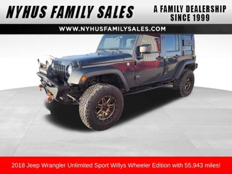 2018 Jeep Wrangler JK Unlimited for sale at Nyhus Family Sales in Perham MN