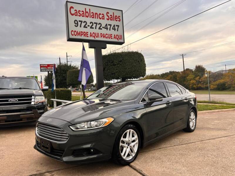 2015 Ford Fusion for sale at Casablanca Sales in Garland TX