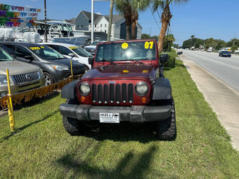 2007 Jeep Wrangler for sale at H & J Wholesale Inc. in Charleston SC