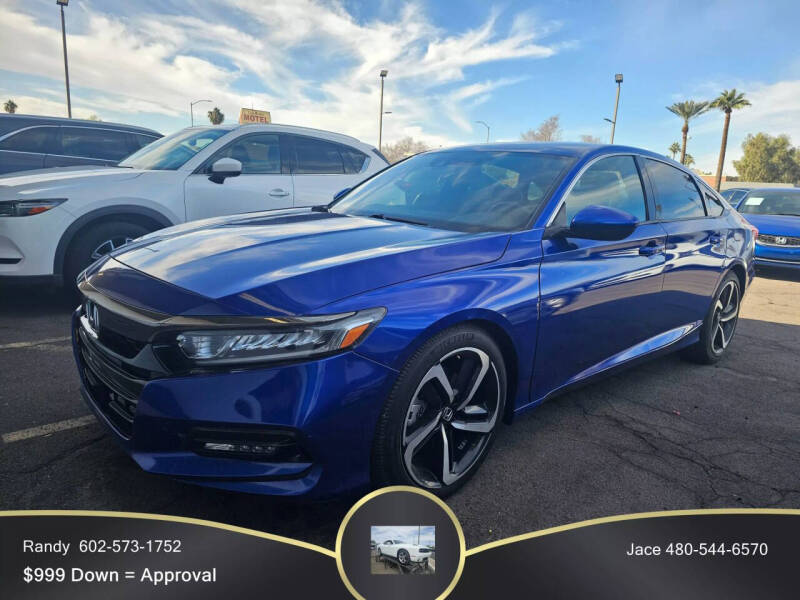 2019 Honda Accord for sale at 999 Down Drive.com powered by Any Credit Auto Sale in Chandler AZ