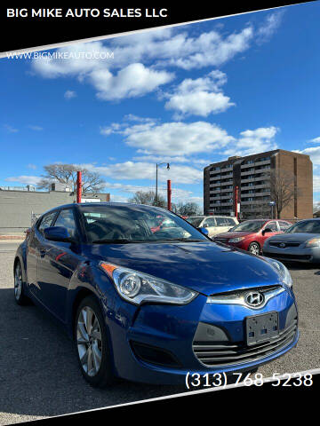 2016 Hyundai Veloster for sale at BIG MIKE AUTO SALES LLC in Lincoln Park MI