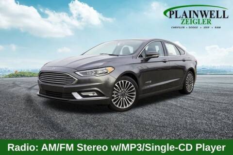 2017 Ford Fusion Hybrid for sale at Zeigler Ford of Plainwell- Jeff Bishop in Plainwell MI