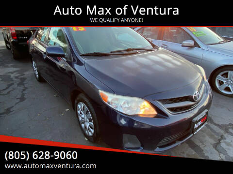 2013 Toyota Corolla for sale at Auto Max of Ventura in Ventura CA