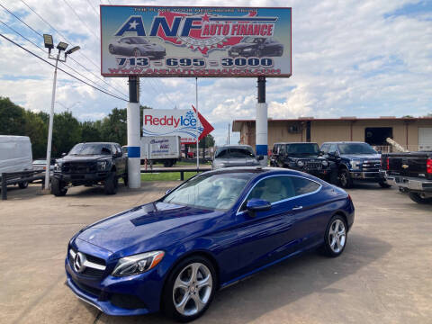 2017 Mercedes-Benz C-Class for sale at ANF AUTO FINANCE in Houston TX
