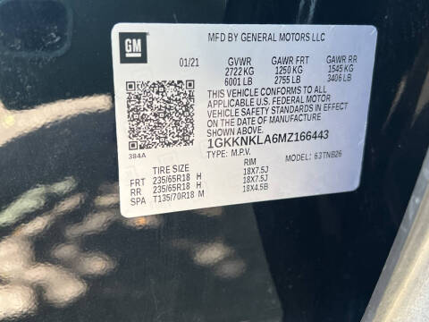 2021 GMC Acadia SLE