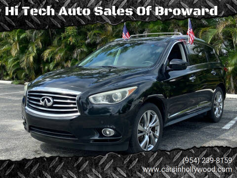 2013 Infiniti JX35 for sale at Hi Tech Auto Sales Of Broward in Hollywood FL
