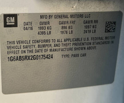 2016 Cadillac ATS 2.0T Luxury Collection