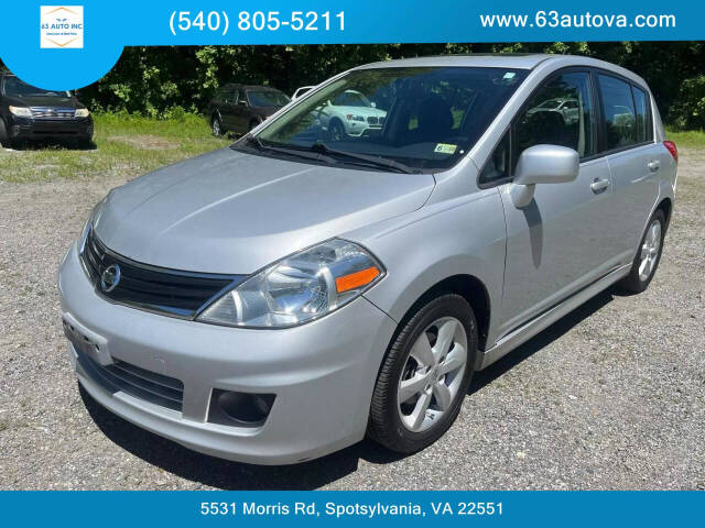 2011 Nissan Versa for sale at 63 Auto Inc in Spotsylvania, VA