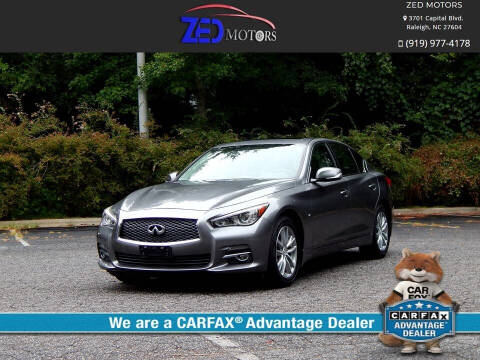 2015 Infiniti Q50 for sale at Zed Motors in Raleigh NC