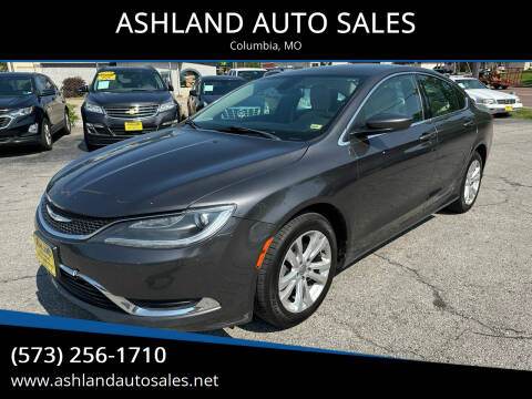 2015 Chrysler 200 for sale at ASHLAND AUTO SALES in Columbia MO