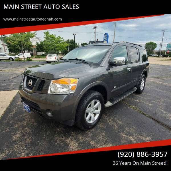 2008 Nissan Armada for sale at MAIN STREET AUTO SALES in Neenah WI