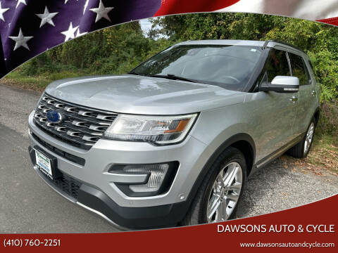 2017 Ford Explorer for sale at Dawsons Auto & Cycle in Glen Burnie MD