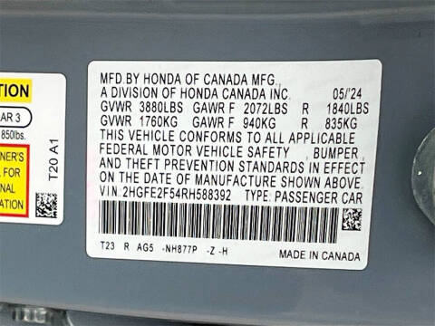 2024 Honda Civic Sport