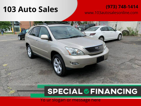 2008 Lexus RX 350 for sale at 103 Auto Sales in Bloomfield NJ
