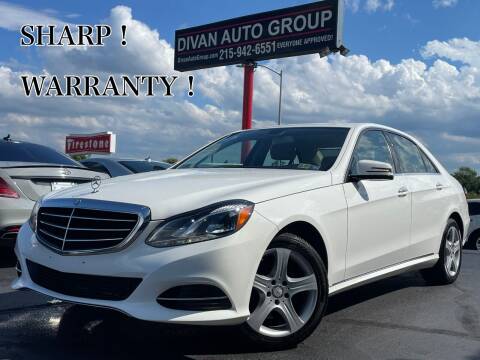 2016 Mercedes-Benz E-Class for sale at Divan Auto Group in Feasterville Trevose PA