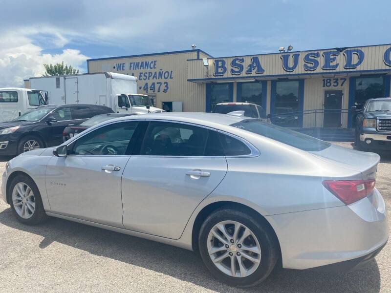 2018 Chevrolet Malibu for sale at BSA Used Cars in Pasadena TX