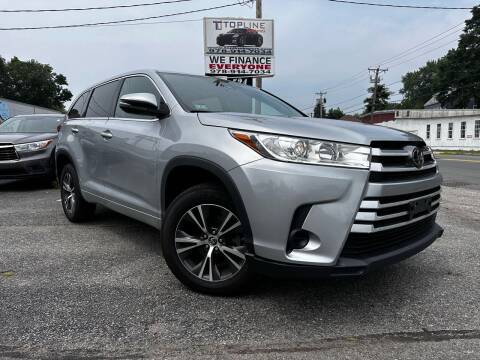 2017 Toyota Highlander for sale at Top Line Import in Haverhill MA