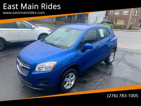 2015 Chevrolet Trax for sale at East Main Rides in Marion VA