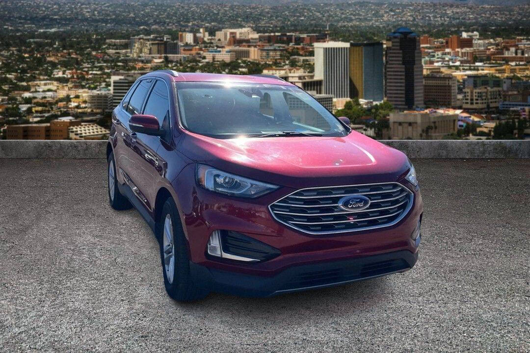 Red 2019 Ford Edge SEL SEL 4dr Crossover 2
