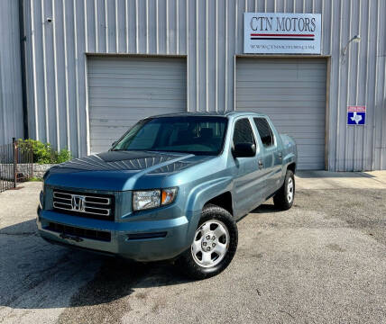 2008 Honda Ridgeline for sale at CTN MOTORS in Houston TX