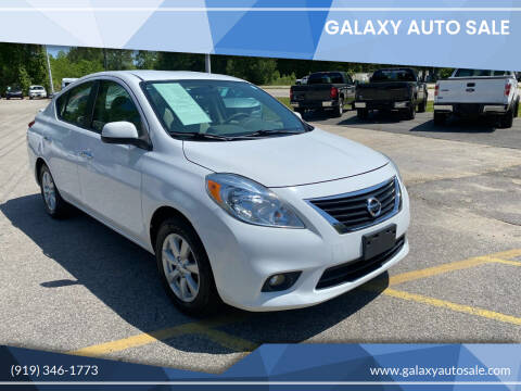2013 Nissan Versa for sale at Galaxy Auto Sale in Fuquay Varina NC