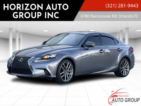 2015 Lexus IS 250 for sale at HORIZON AUTO GROUP INC in Orlando FL