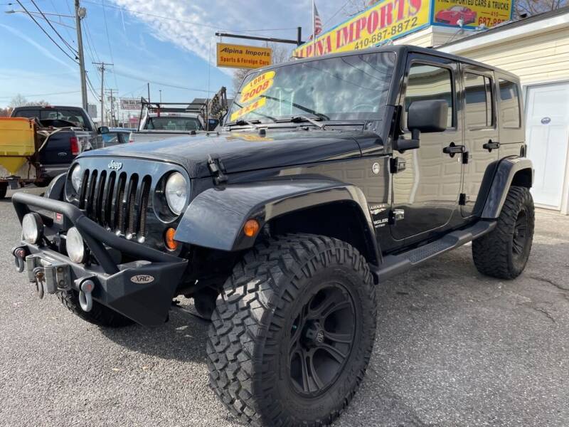 2008 Jeep Wrangler Unlimited for sale at Alpina Imports in Essex MD