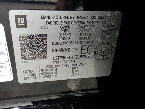 2019 GMC Sierra 1500