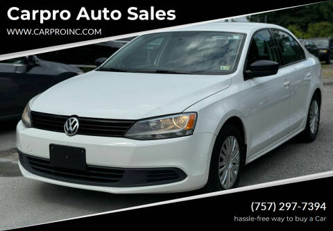 2014 Volkswagen Jetta for sale at Carpro Auto Sales in Chesapeake VA