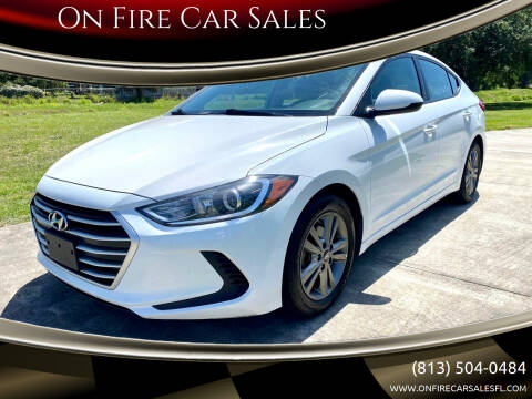 2018 Hyundai Elantra for sale at On Fire Car Sales in Tampa FL