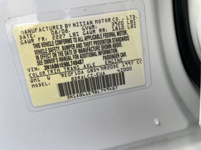 2008 Nissan Sentra 2.0