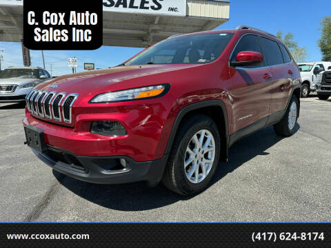 2014 Jeep Cherokee for sale at C. Cox Auto Sales Inc in Joplin MO